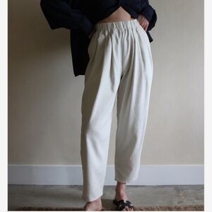 Na Nin Lena Silk Canvas Pant NWT